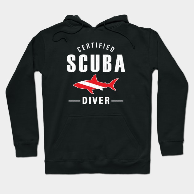 Certified scuba diver Hoodie by WAADESIGN